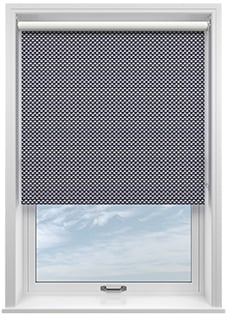 Ted Baker Palm Geo, Navy - Roller Blind